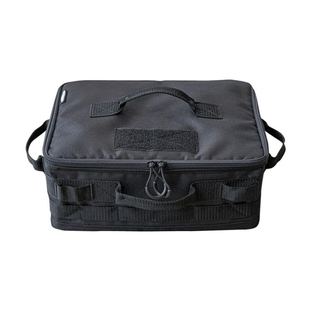 WHATNOT SC-01-BK Soft Container Tool Bag, Black, Width 12.2 inches (310 mm) x Depth 8.3 inches (210 mm) x Height 5.1 inches (130 mm) Black Single Item