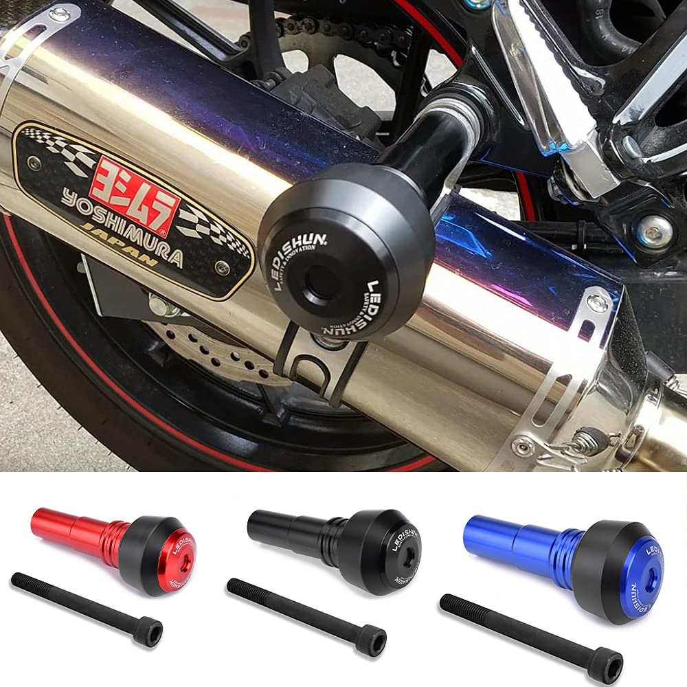 Aluminum Muffler Slider Exhaust Pipe Slider Fits Honda Rebel 250 Rebel 500 CBR400R NC47 NC56 CB400X CB400F CBR500R CB500F CB500X CBR300R CBR300RR CBR250R CBR250RR CB250R CB400VTC CB600 CB900 orange