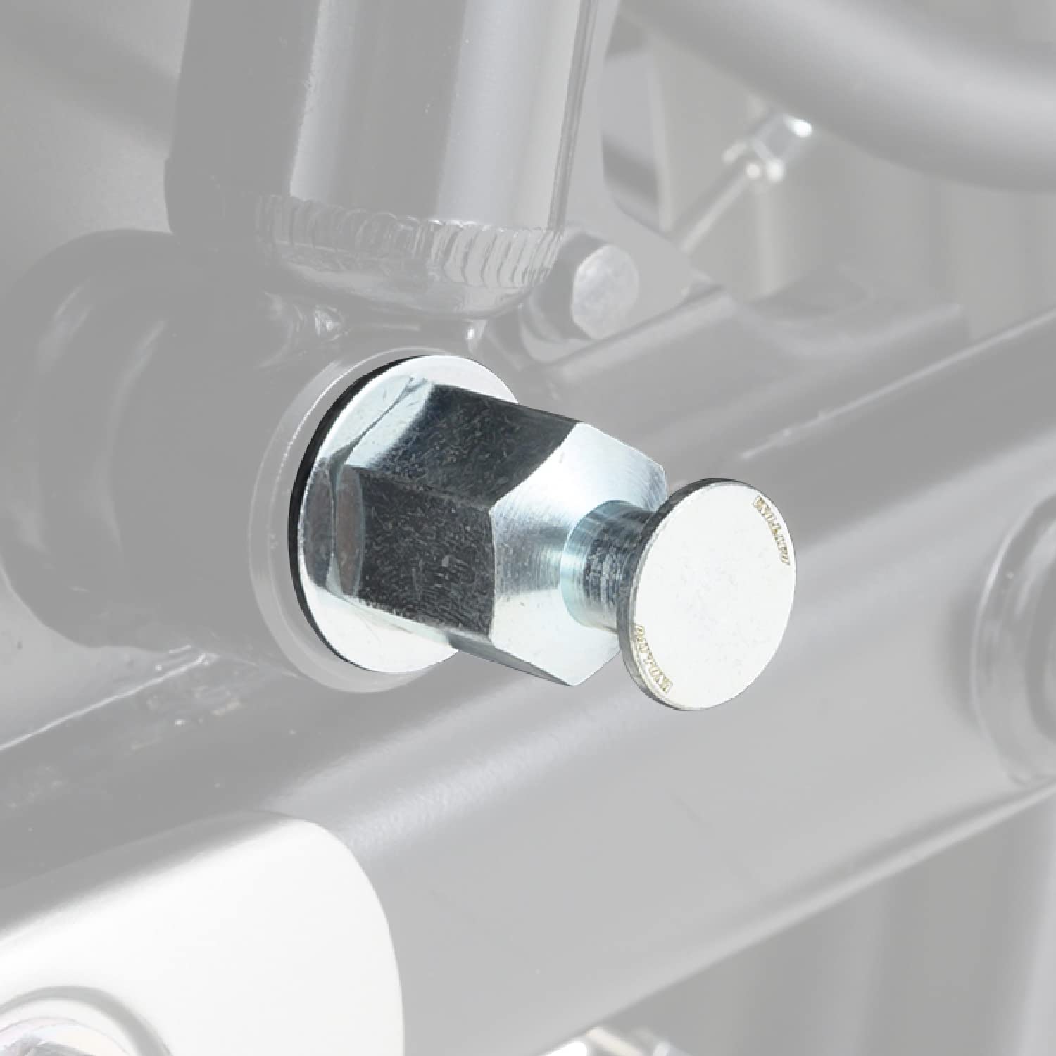 Daytona 26378 Bike Stand Hook for Mini Bikes (Monkey/CT125 etc.), Twin Shock M10 Bolts, Spool Nut, Silver, Pack of 2