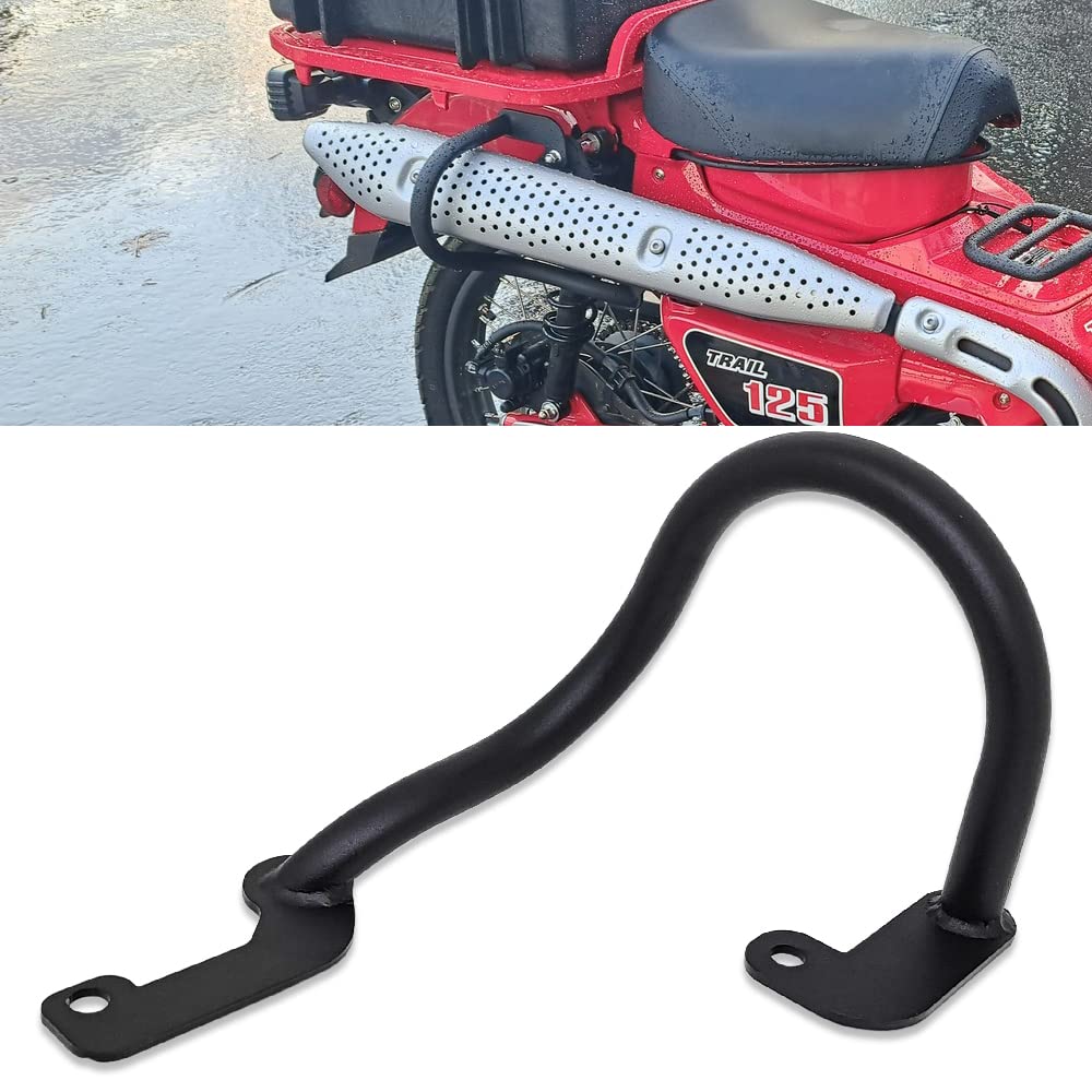 Matte Black Exhaust Crash Guard Crash Bar Fits Honda CT125 Hunter Cub All Models