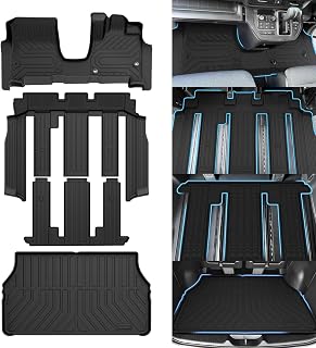 ホンダ 新型ステップワゴン RP系 フロアマット&セカンドマット&トランクマット STEP WNG RP6 RP7 RP8 カーマット フルセット 新型 ステップワゴン ラゲッジトレイ 滑り止め カーゴマット 3D立体 TPE素材 耐汚れ 防水 車種専用設計 取付簡単(ガソリン車専用)