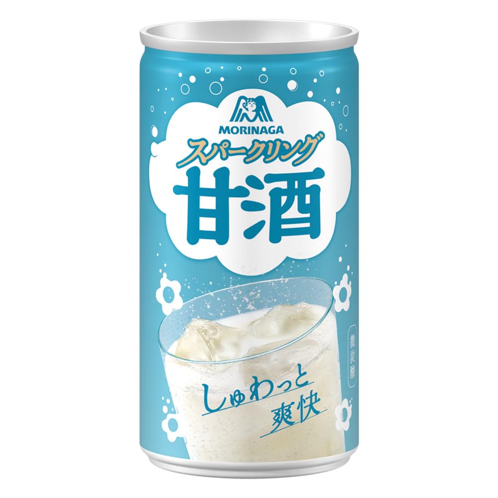 Morinaga Seika Sparkling Amazake, 6.4 fl oz (190 ml) x 30 Cans